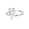 Justérbar katt ring  unisex geometrisk design