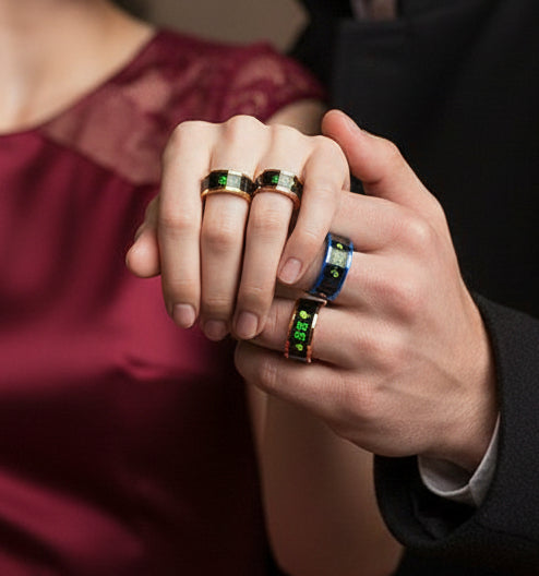 Smart humørring temperaturvisning