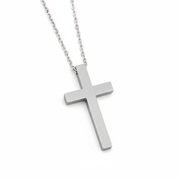 Rustfritt Stål Korshalskjede Unisex Minimalistisk Smykke