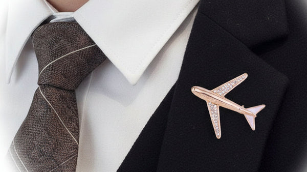 Herre Geometrisk Flybrosje Mote