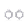 Moissanite S925 sølv studs – trendy og rimelige