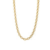 Gullbelagt chunky lenkehalskjede oval choker