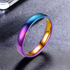 Enkel 4 mm titanring  unisex