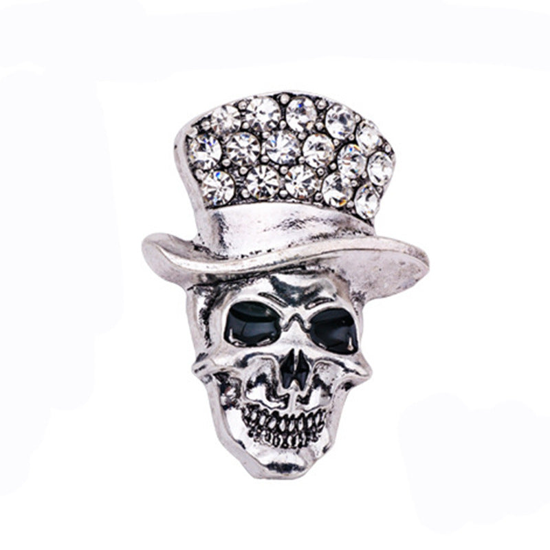 Halloween Skalle Brosje Punkstil