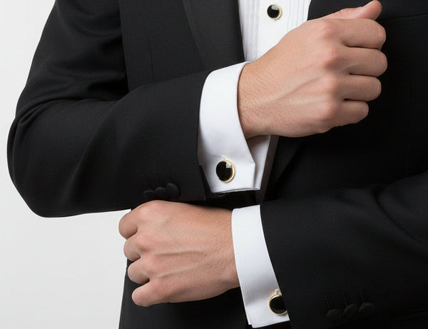 Herre Mansjettknapper & Skjortenåler 8 delers Sett