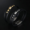 Cowhide Men's Multi-Layer Leather Bracelet