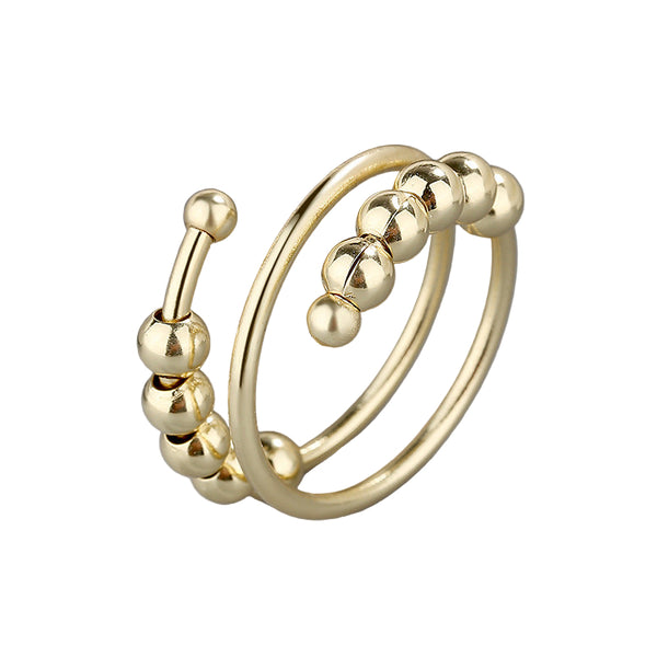 Fidget dobbel lags justerbar stressring  fargelagring