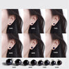 Enkle ferskvannsperle studs
