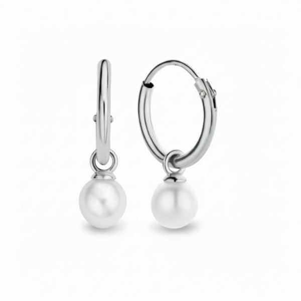 S925 sølv perleanheng – dråpeøredobber