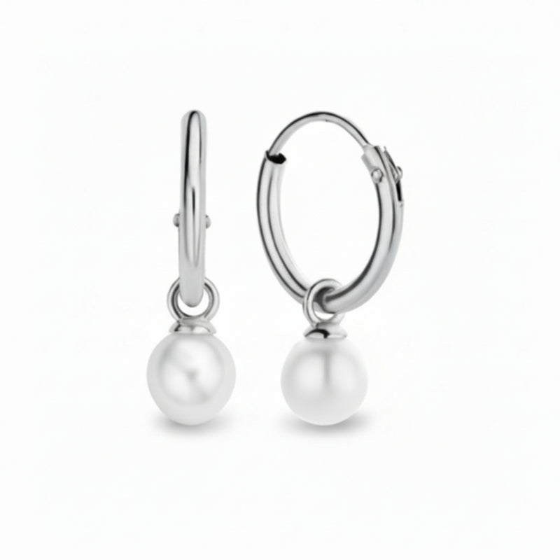 S925 sølv perleanheng – dråpeøredobber