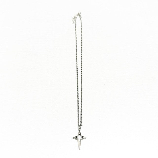 Firkantet stjerne snake-halskjede i rustfritt stål