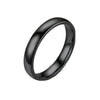 Enkel 4 mm titanring  unisex