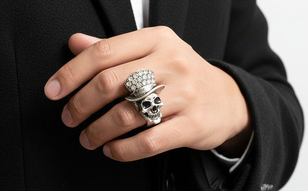 Halloween Skalle Brosje Punkstil