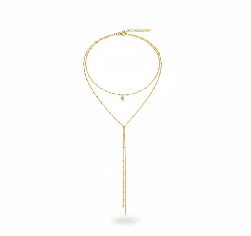 Flerlags lariat-halskjede